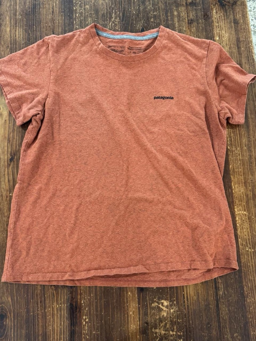 Patagonia Short Sleeve Tee in Rust Orange